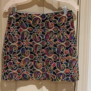 Zara basic collection skirt and blouse two piece.